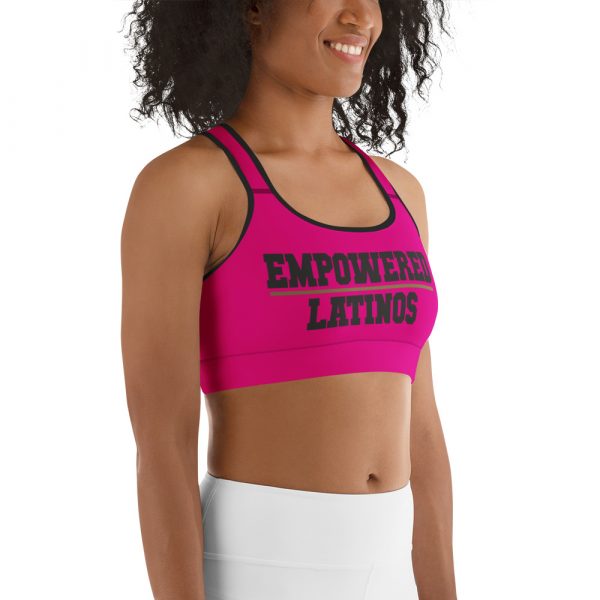 Sports Bra pink/black - Image 2